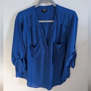 Torrid Vibrant Blue Women's Blouse